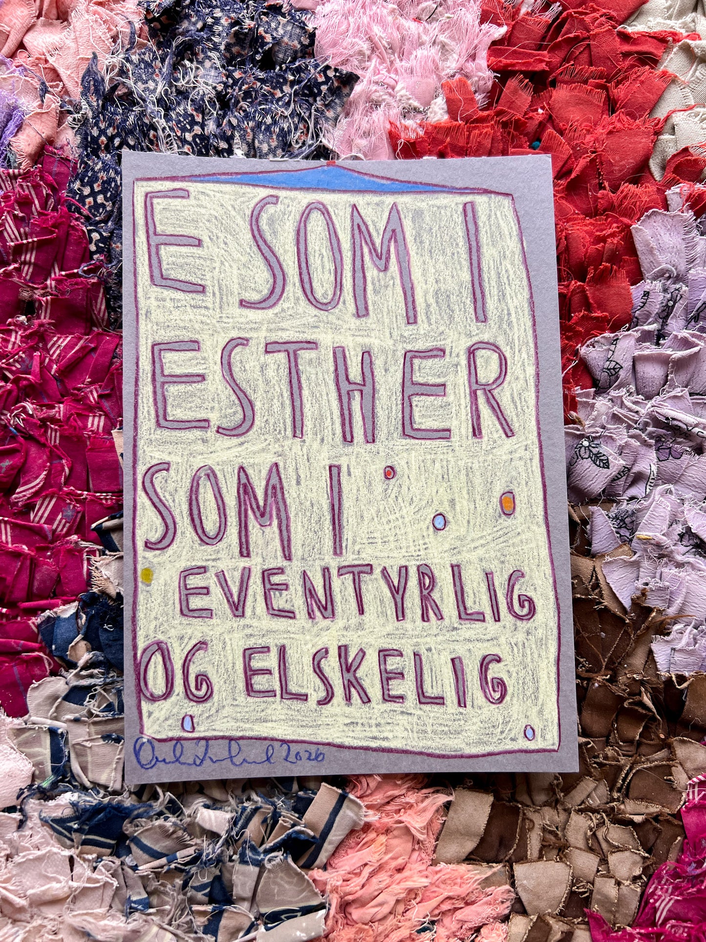 E as in Esther exceptionally adorable