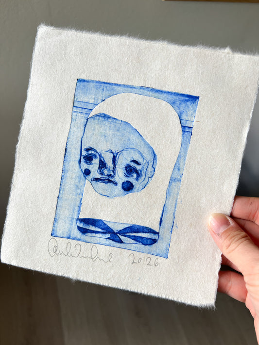Porcelænspigen - collografi