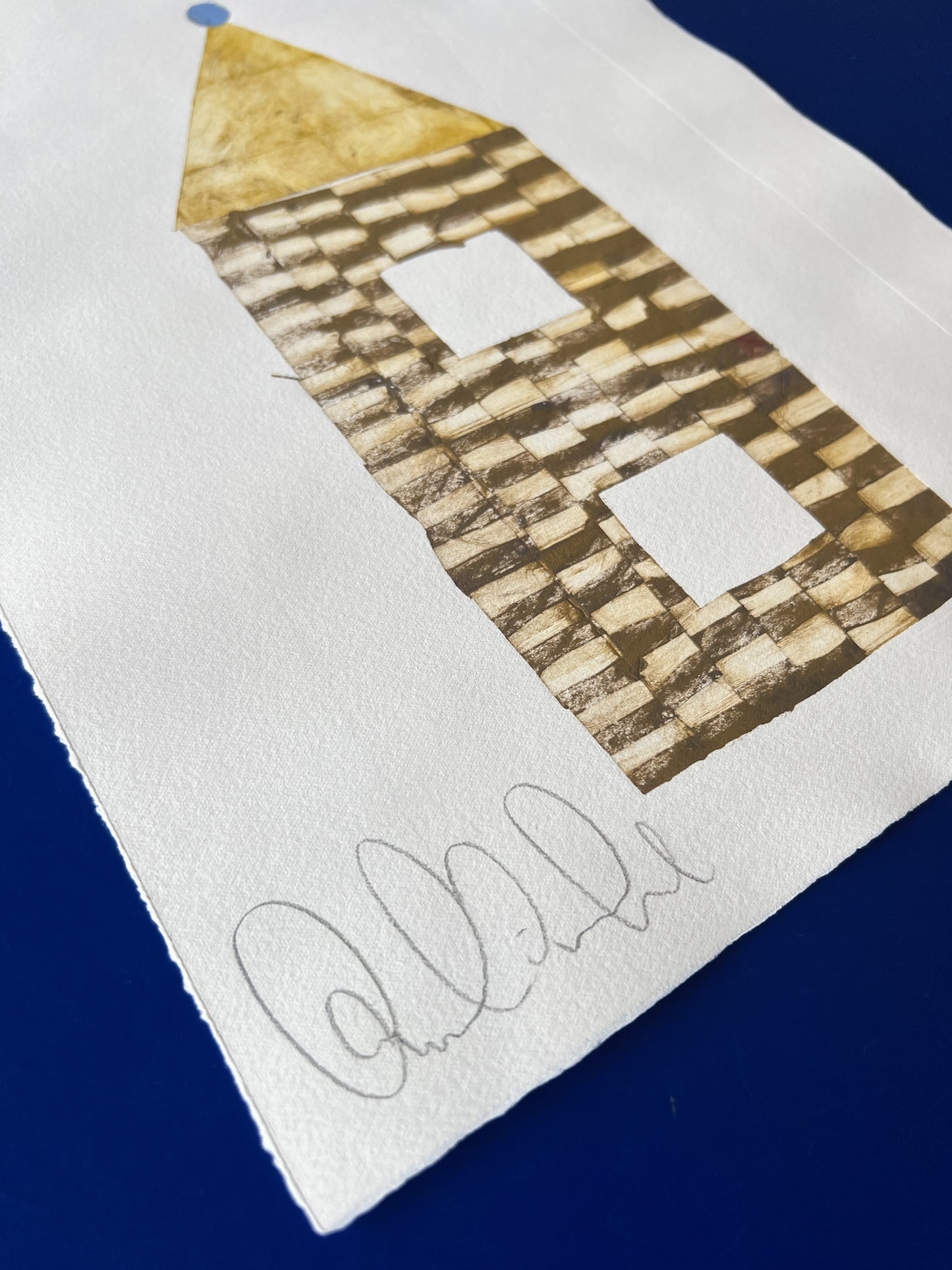 Mit hus (2) - collografi