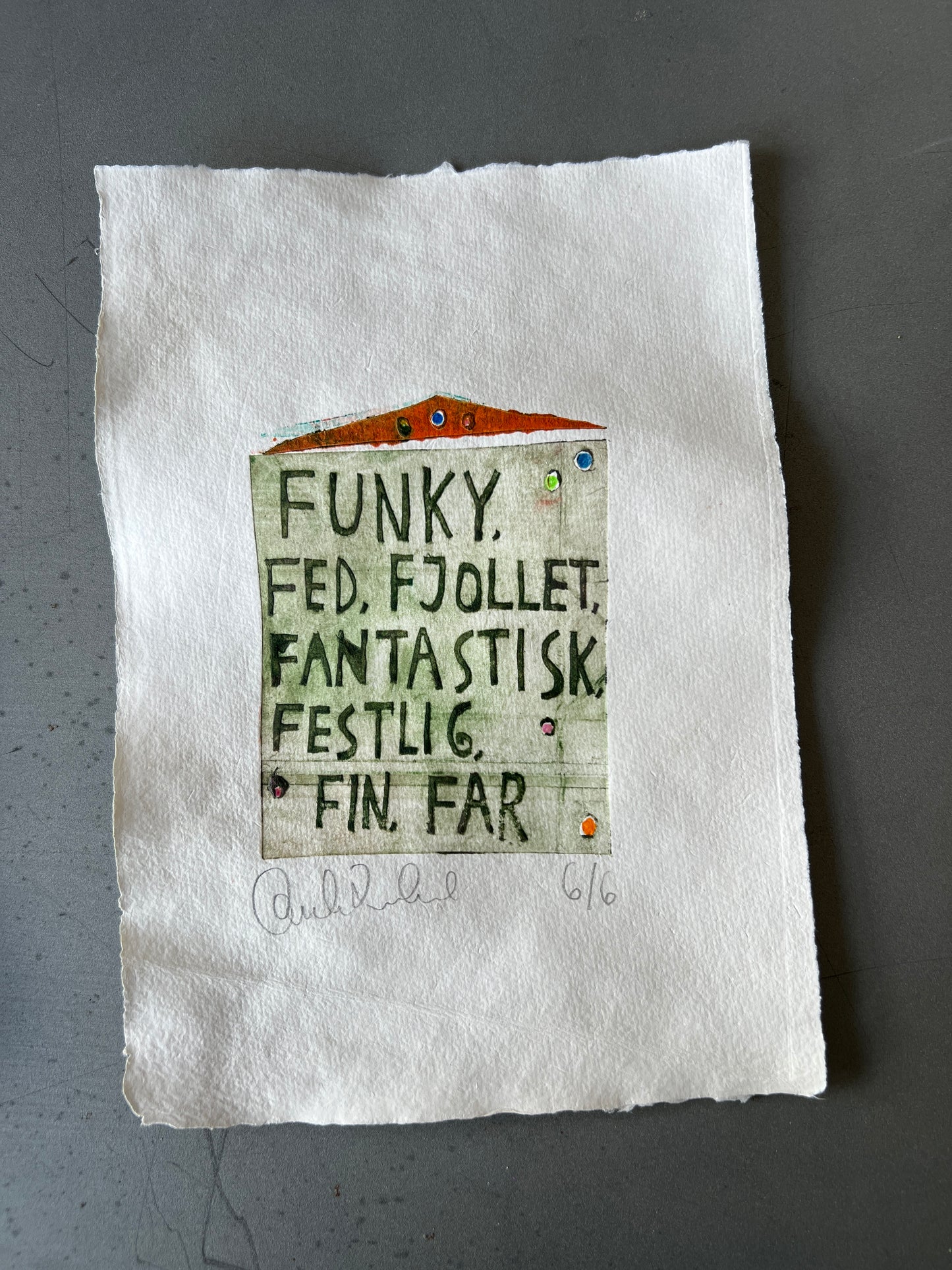 Funky…. far (1. oplag) collografi