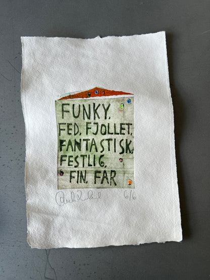 Funky…. far (1. oplag) collografi