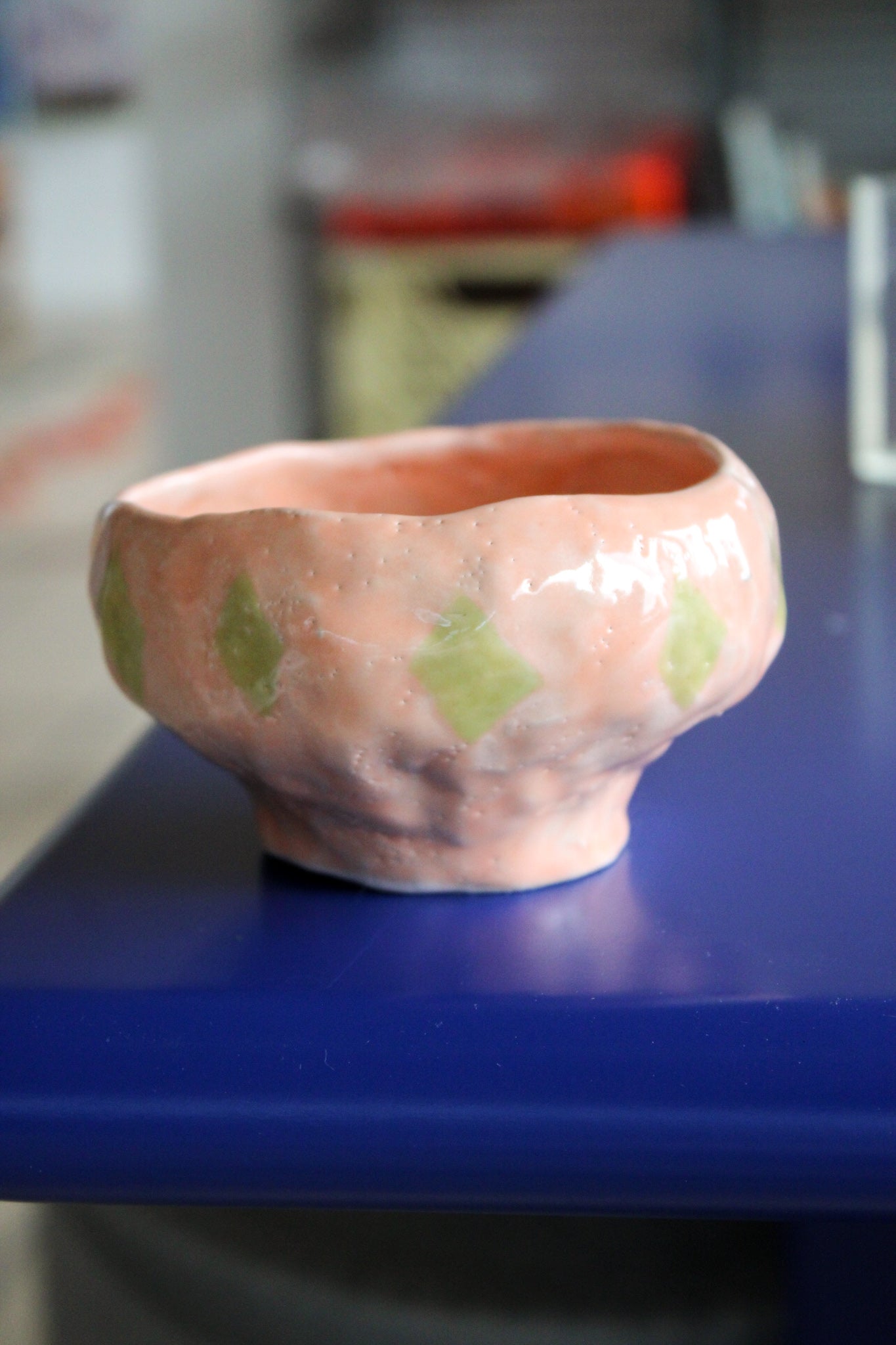 Handmade stoneware mug