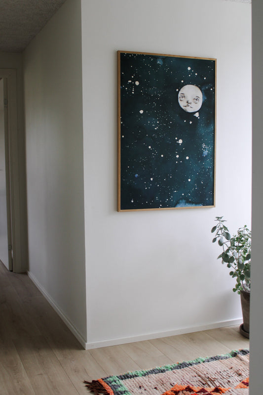 Månebarn (1) - kunstplakat