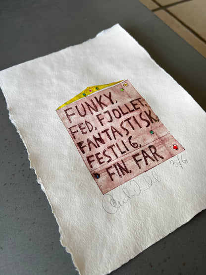 Funky…. far (1. oplag) collografi