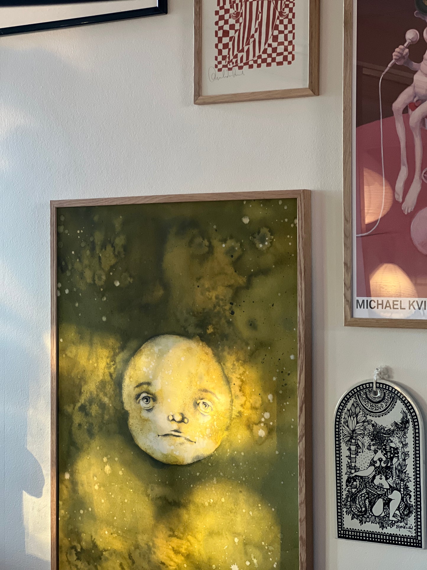 Månebarn (2) - kunstplakat