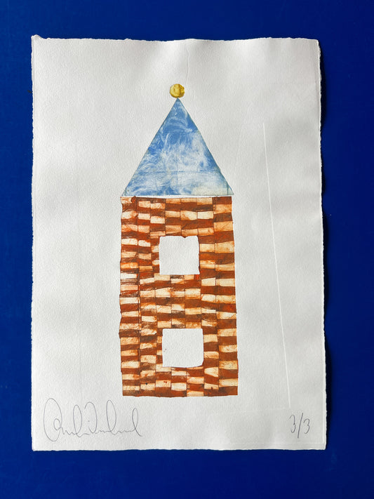 Mit hus (3) - collografi