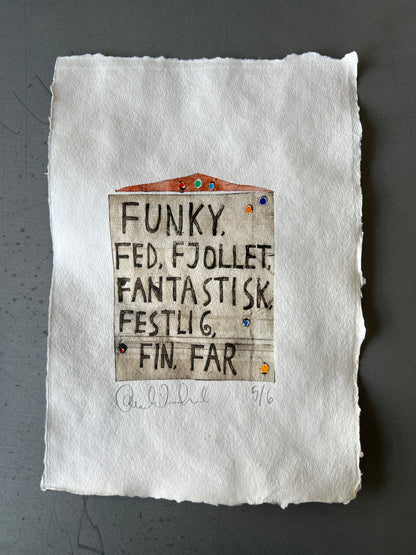 Funky…. far (1. oplag) collografi