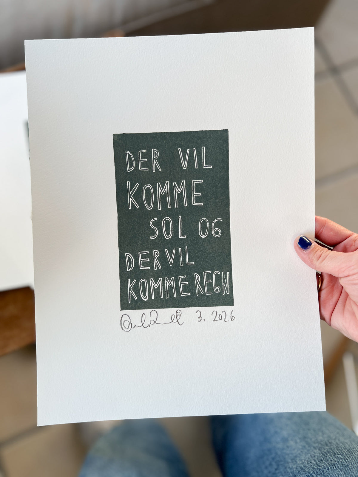 Der vil komme sol og der vil komme regn 1 (no. 3)