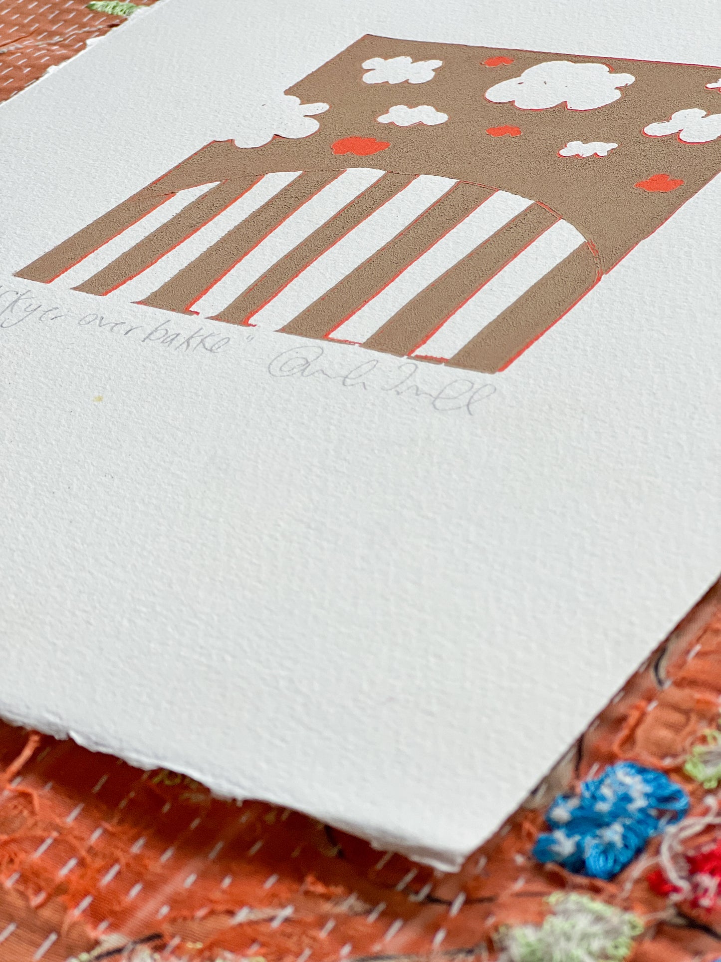 Skyer over bakke - reduktionstryk