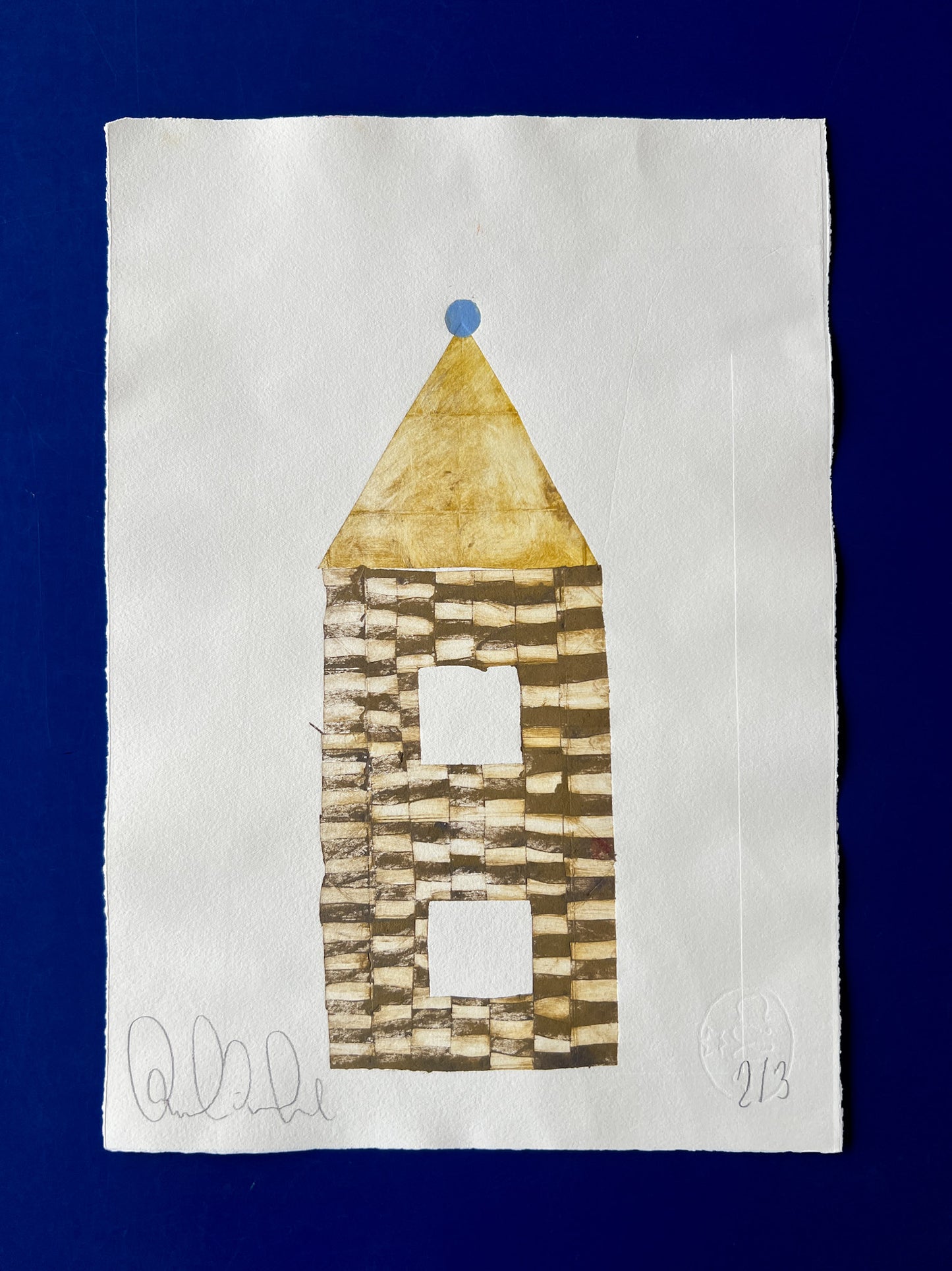Mit hus (2) - collografi