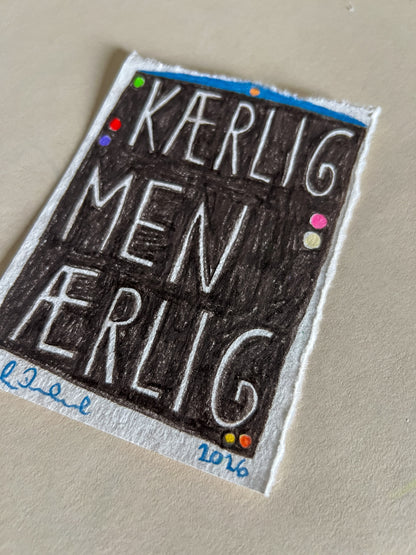 Kærlig men ærlig