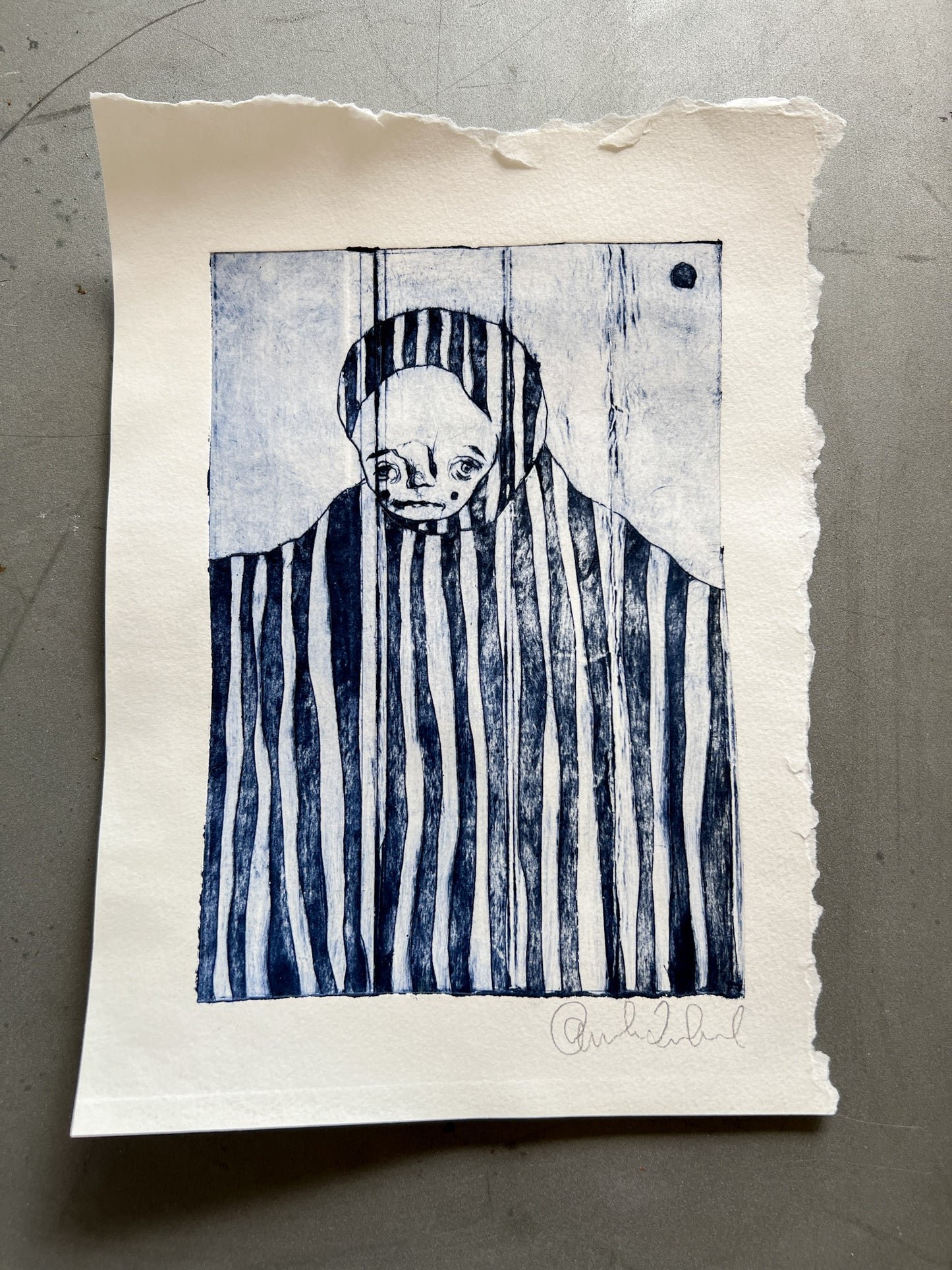 Midnatsmand - collografi