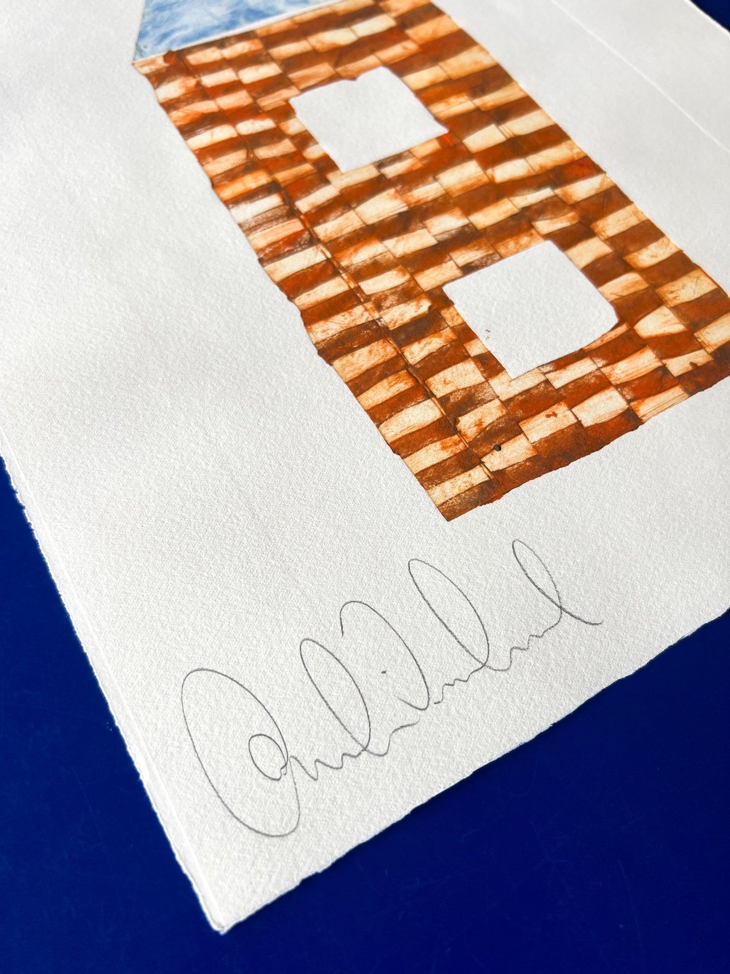 Mit hus (3) - collografi