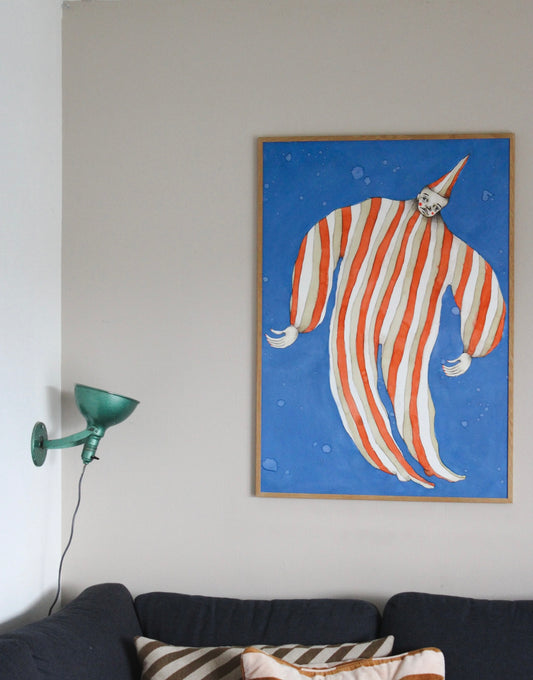 Den vægtløse pyjamas - kunstplakat