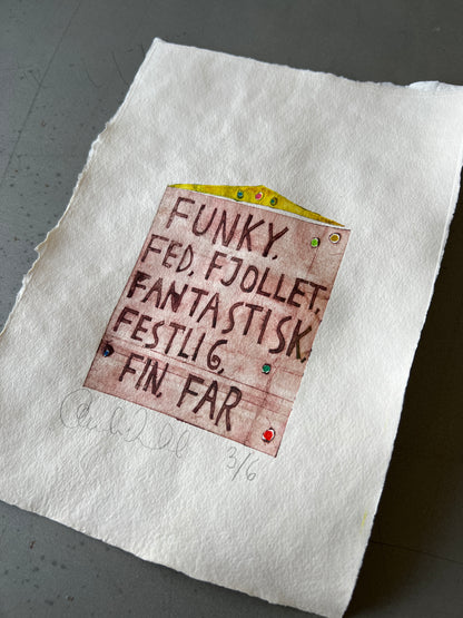 Funky…. far (1. oplag) collografi
