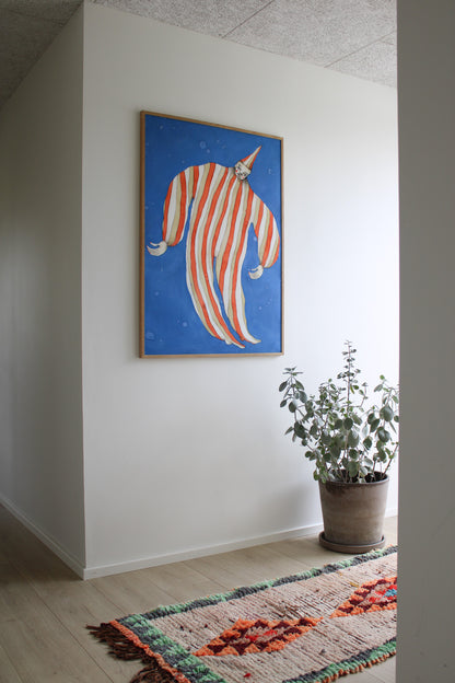 Den vægtløse pyjamas - kunstplakat