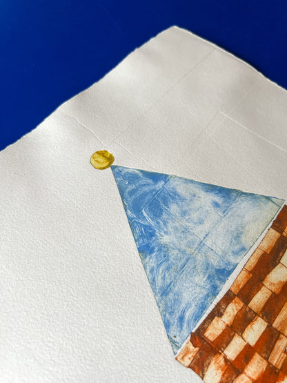 Mit hus (3) - collografi