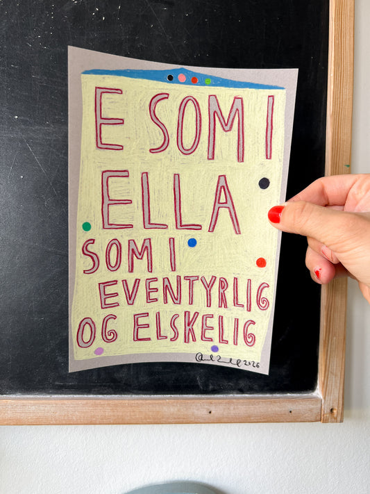 Gavekort til et personligt navneværk