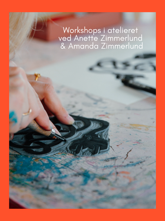 Workshop: fordybelse i linoleumstryk - torsdag d. 28 maj (17.30-20.30)