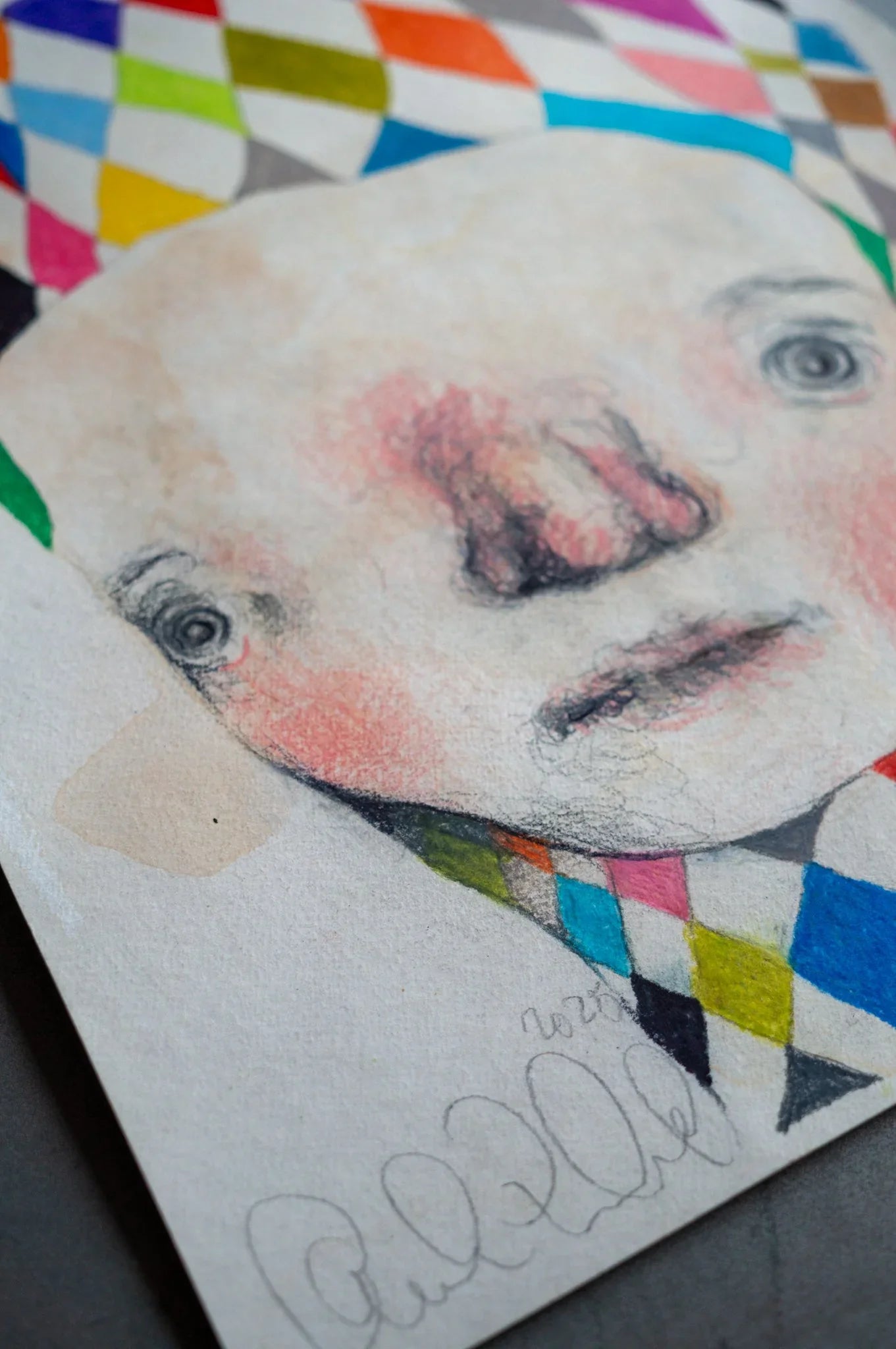 Et ægte menneske (1) - Amanda Zimmerlund Kunst