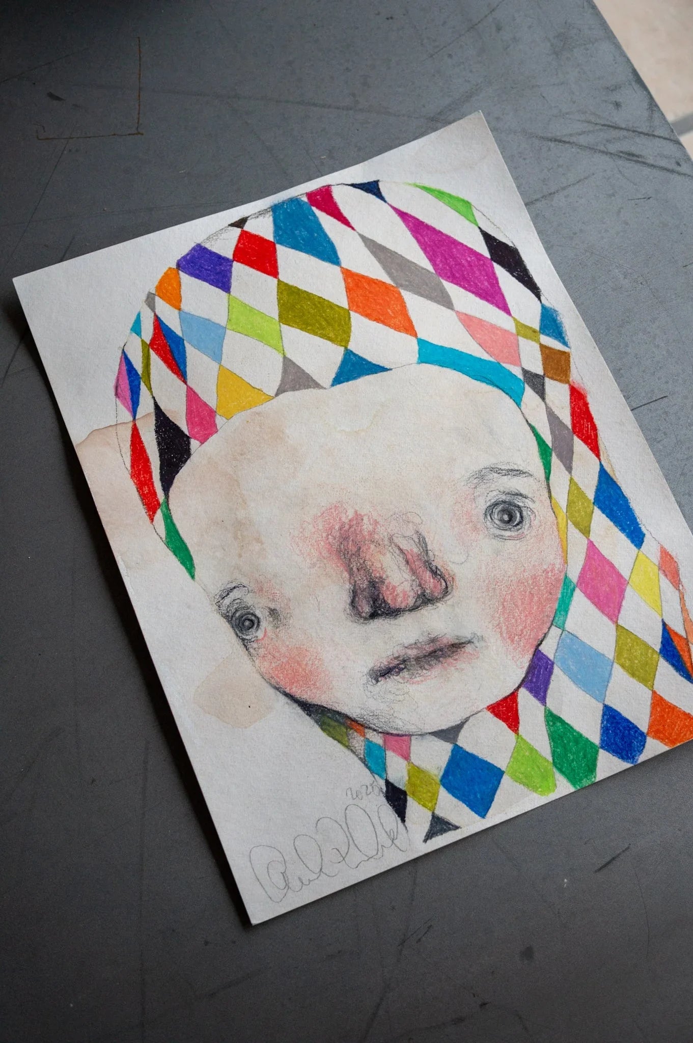 Et ægte menneske (1) - Amanda Zimmerlund Kunst