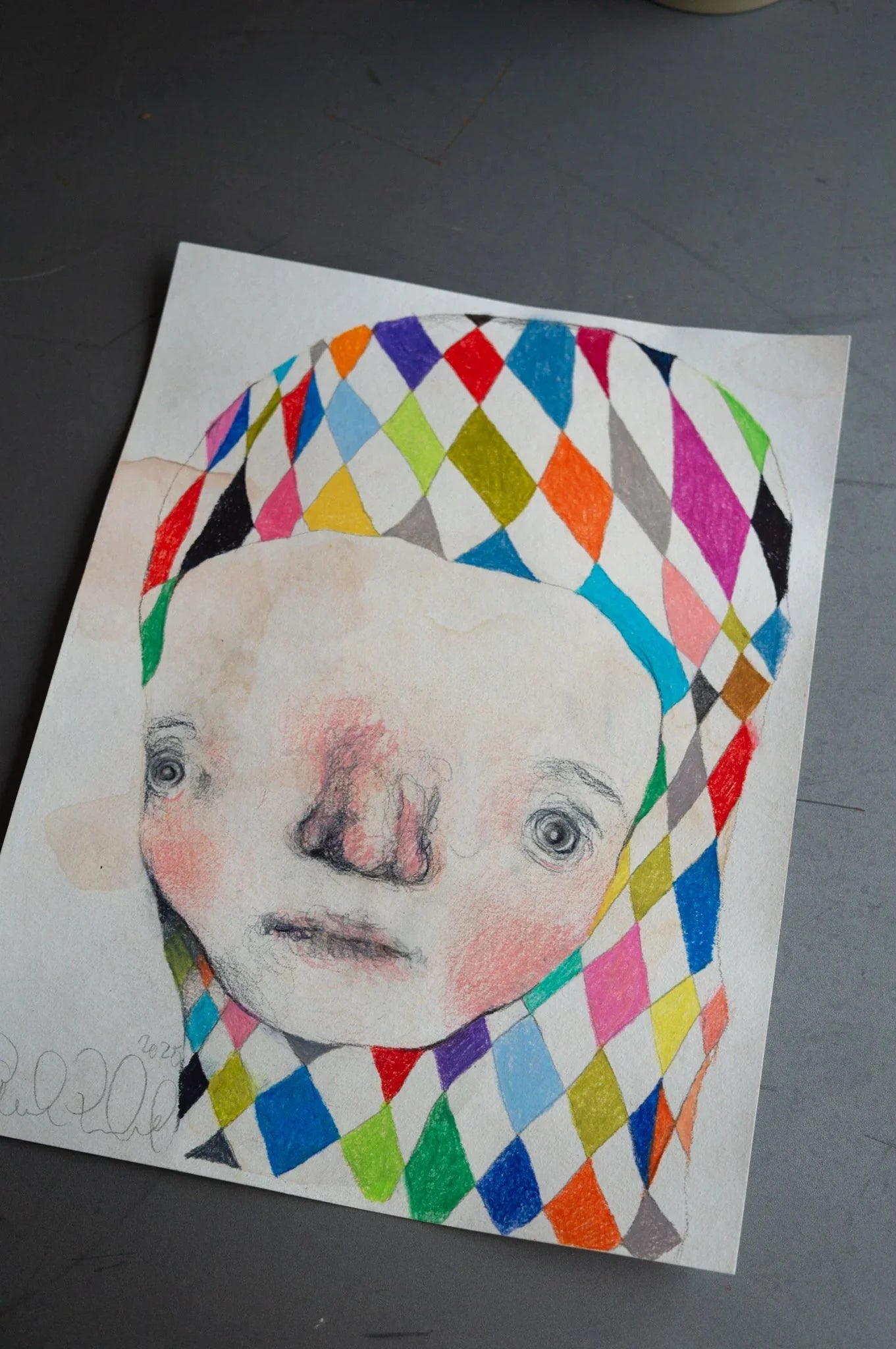 Et ægte menneske (1) - Amanda Zimmerlund Kunst