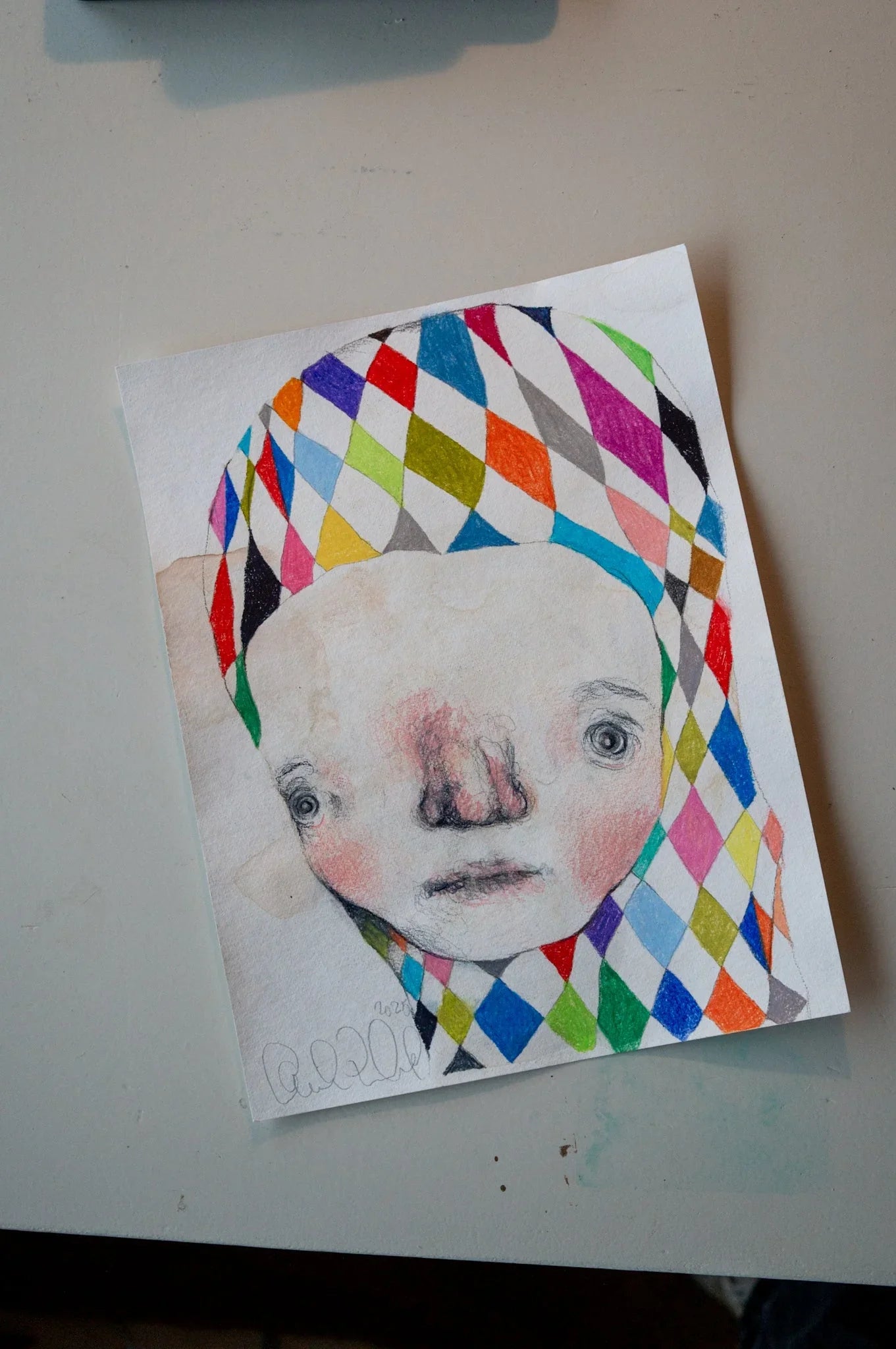 Et ægte menneske (1) - Amanda Zimmerlund Kunst