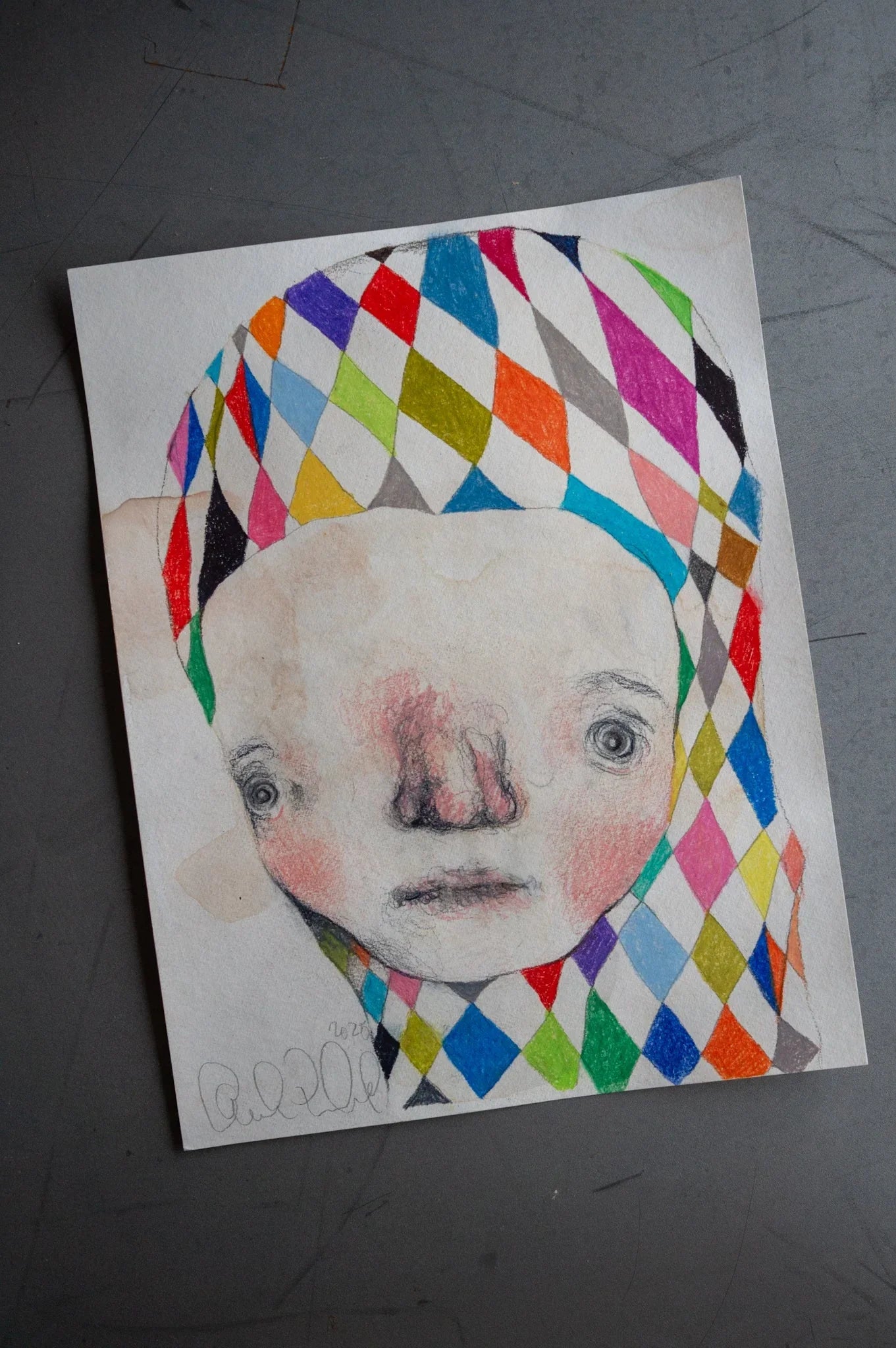 Et ægte menneske (1) - Amanda Zimmerlund Kunst