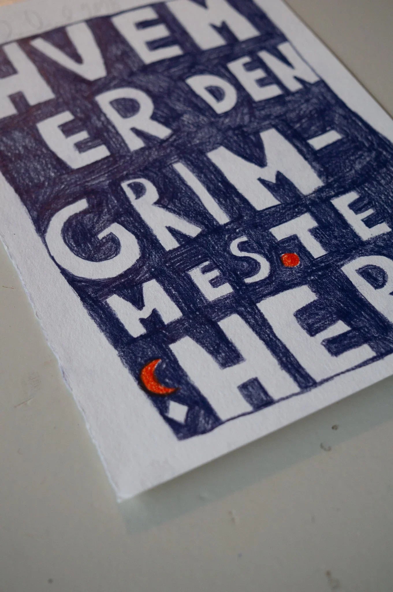 Hvem er den grimmeste her? - Amanda Zimmerlund Kunst