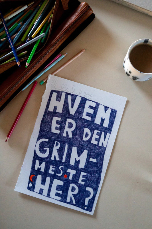 Hvem er den grimmeste her? - Amanda Zimmerlund Kunst