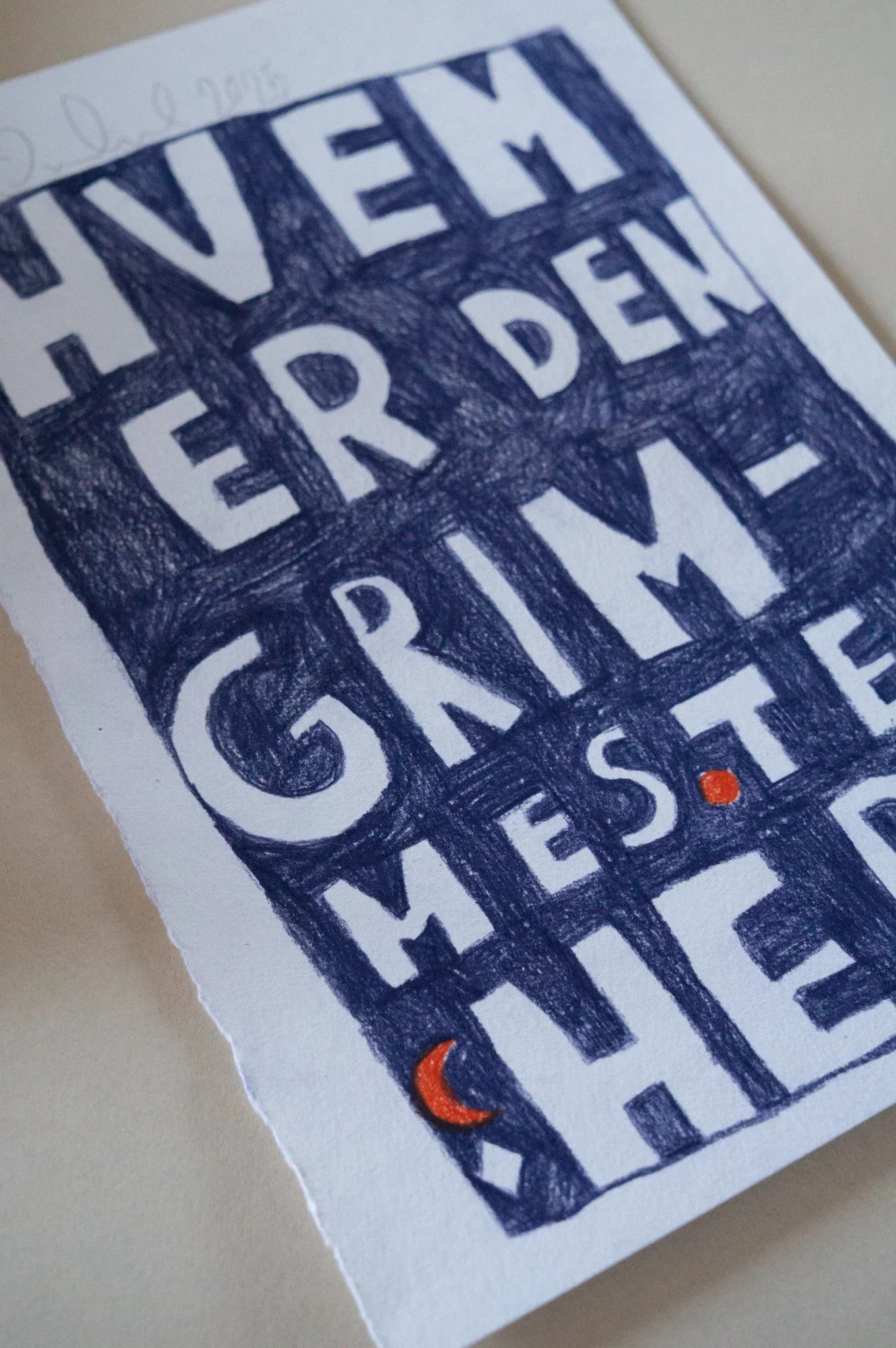 Hvem er den grimmeste her? - Amanda Zimmerlund Kunst