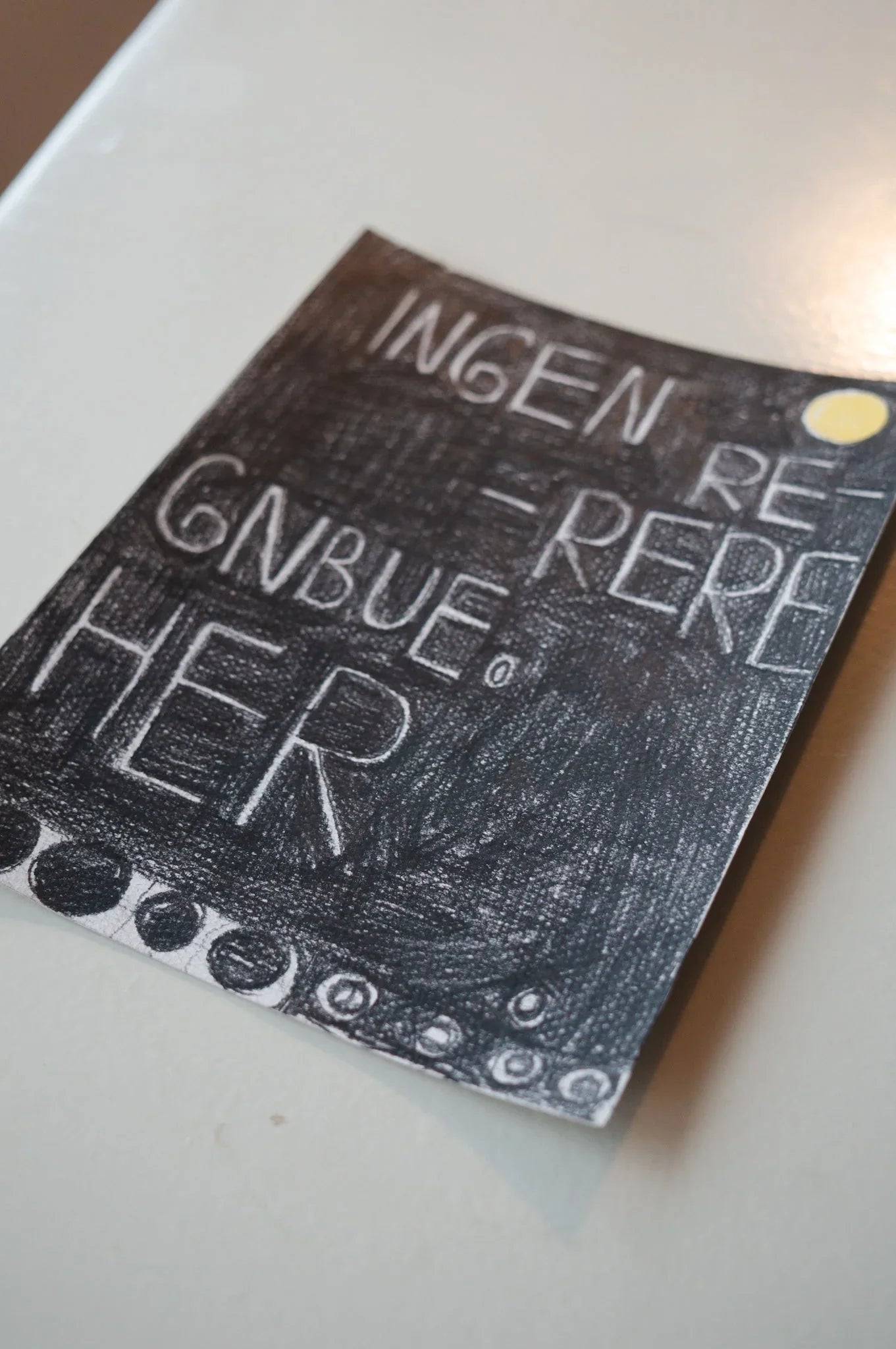 Ingen re re regnbue her - Amanda Zimmerlund Kunst