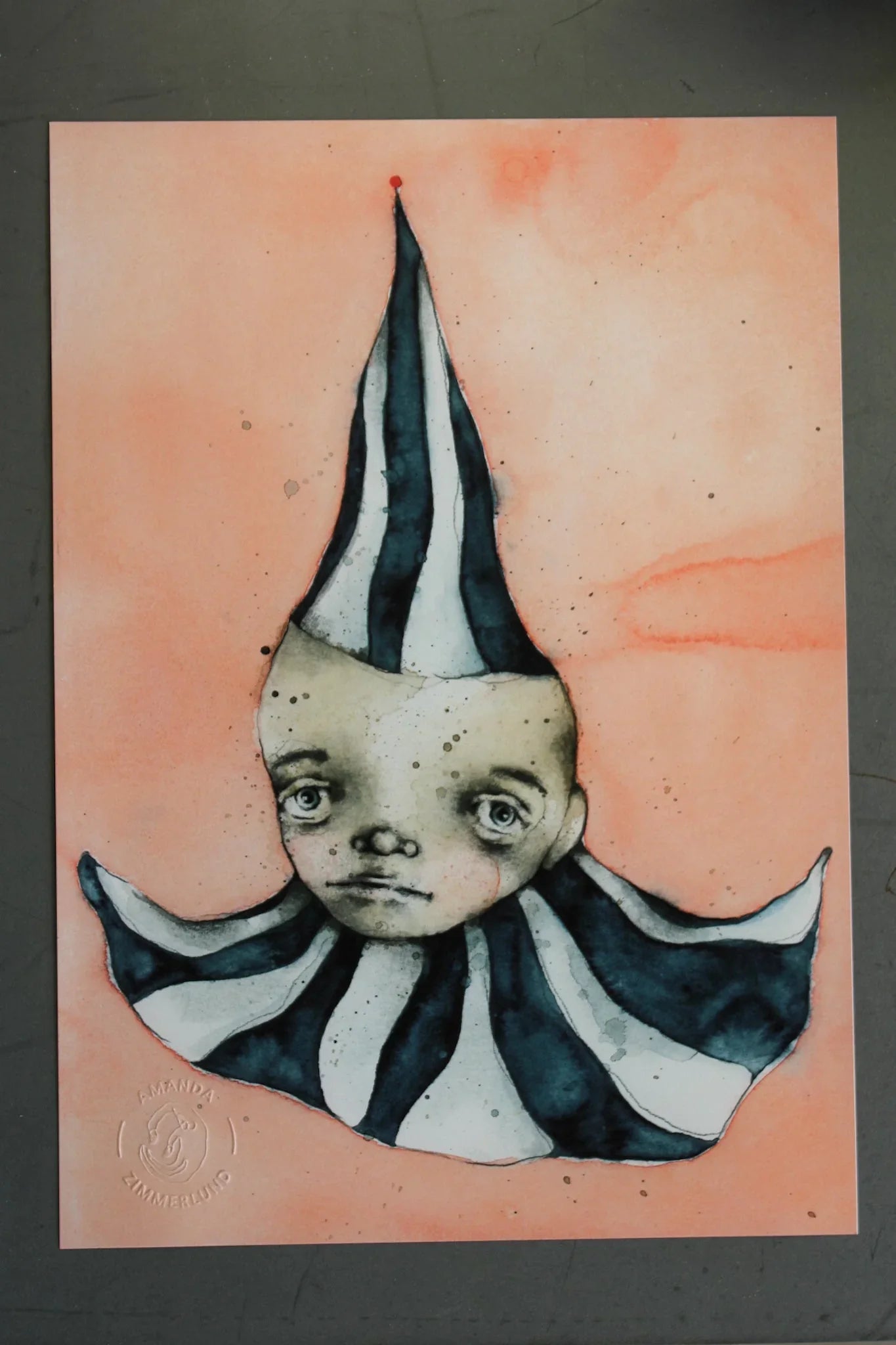 Lille tryllefyr - Amanda Zimmerlund Kunst