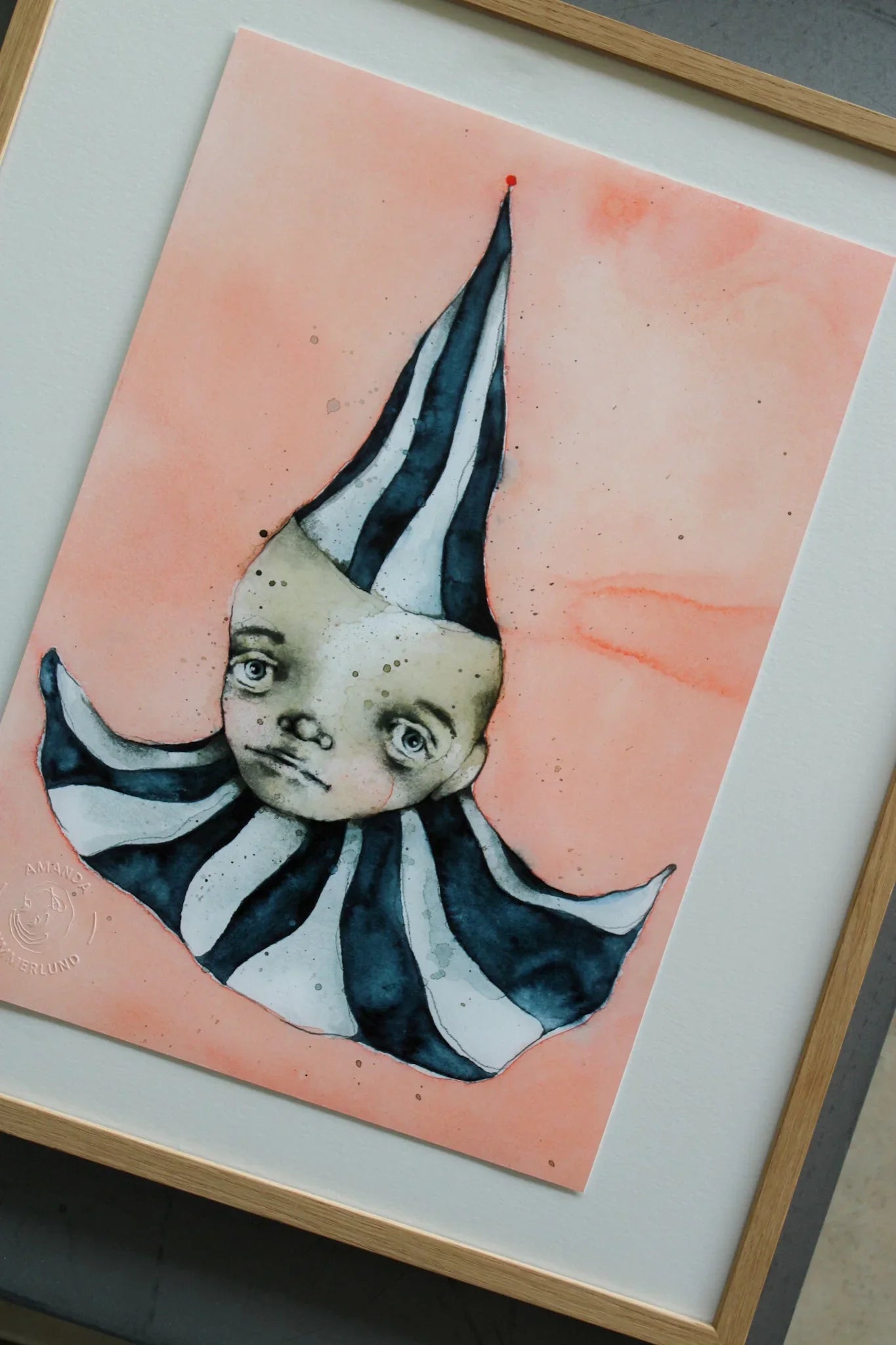 Lille tryllefyr - Amanda Zimmerlund Kunst