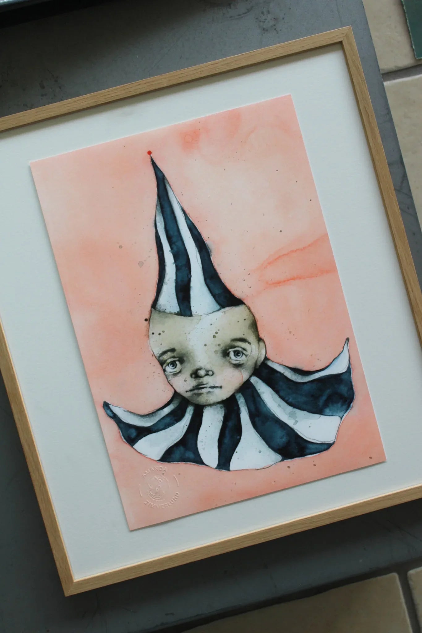 Lille tryllefyr - Amanda Zimmerlund Kunst