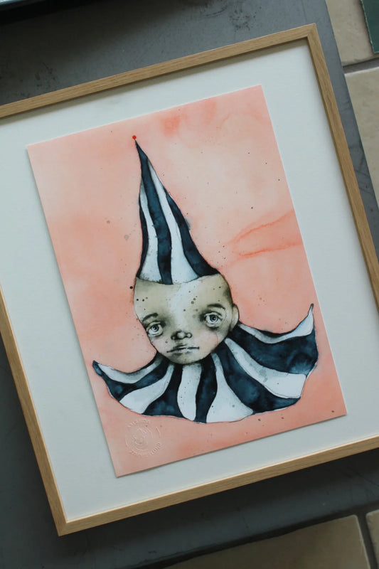 Lille tryllefyr - Amanda Zimmerlund Kunst