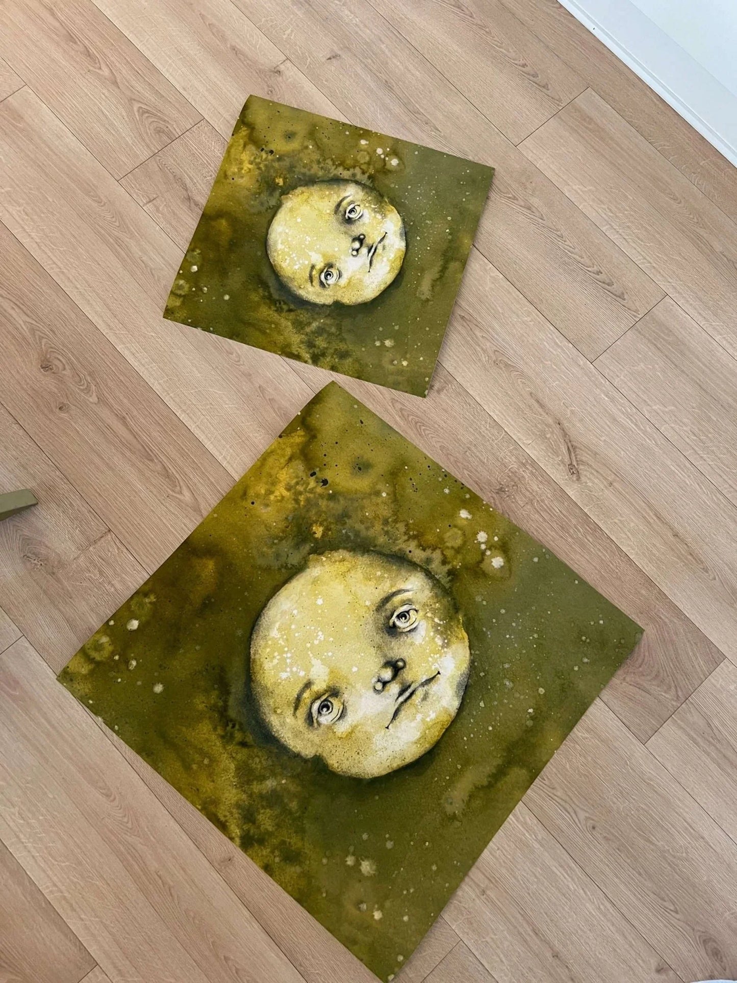 Månebarn (2) - Amanda Zimmerlund Kunst