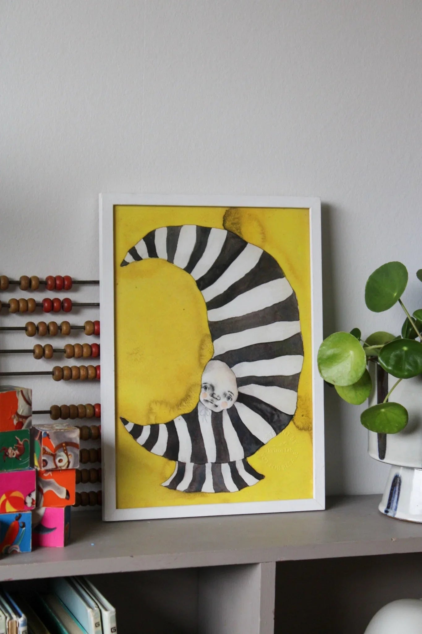 Månefidusen - Amanda Zimmerlund Kunst