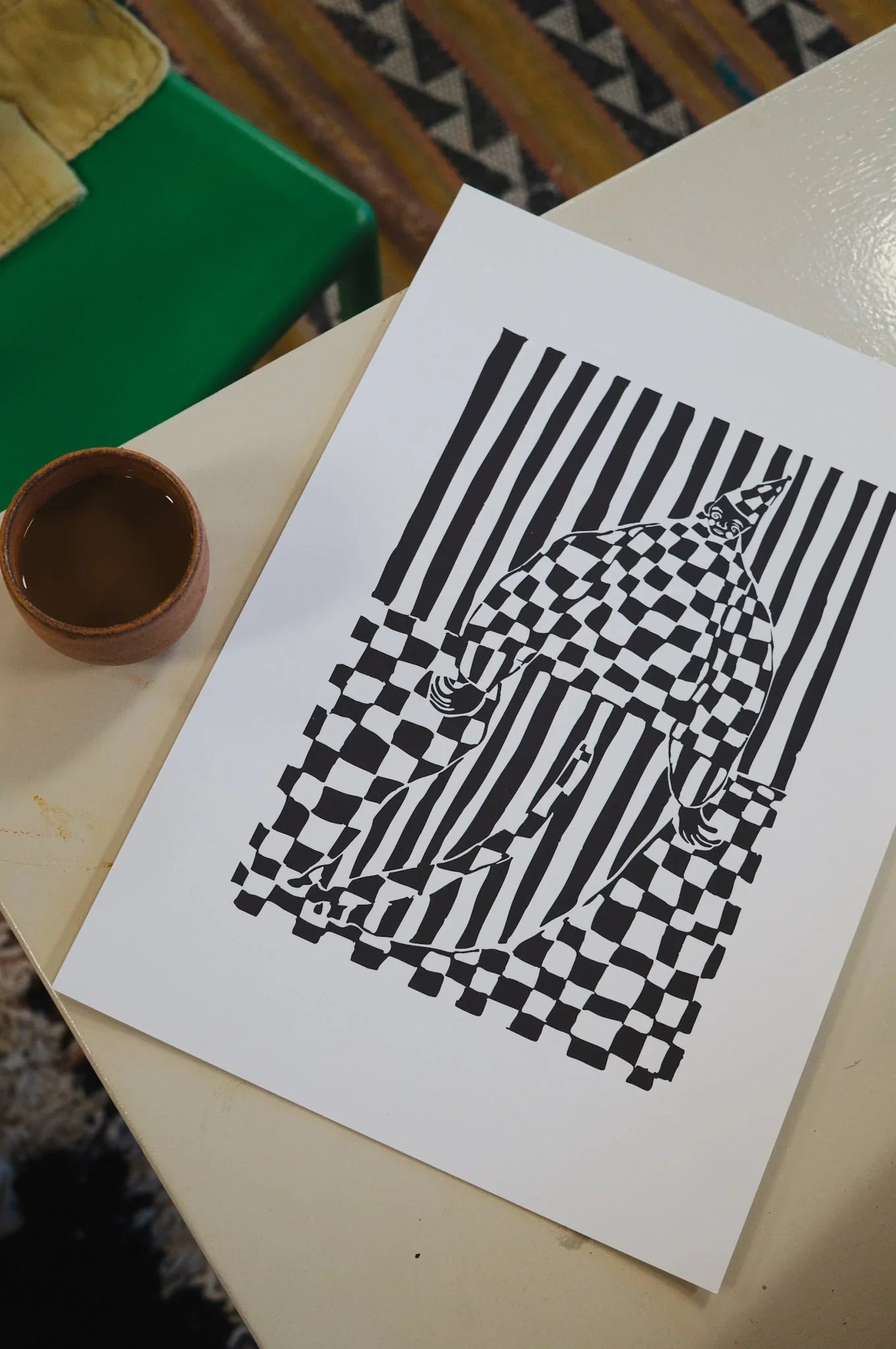 Tapetmenneske - Amanda Zimmerlund Kunst