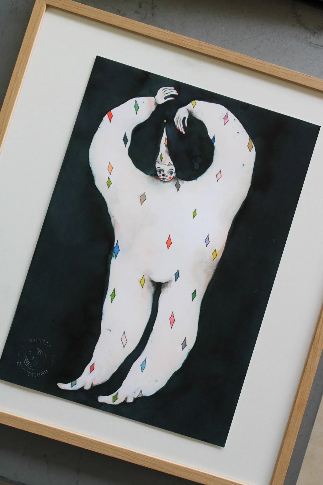 Tilfældige tern - Amanda Zimmerlund Kunst