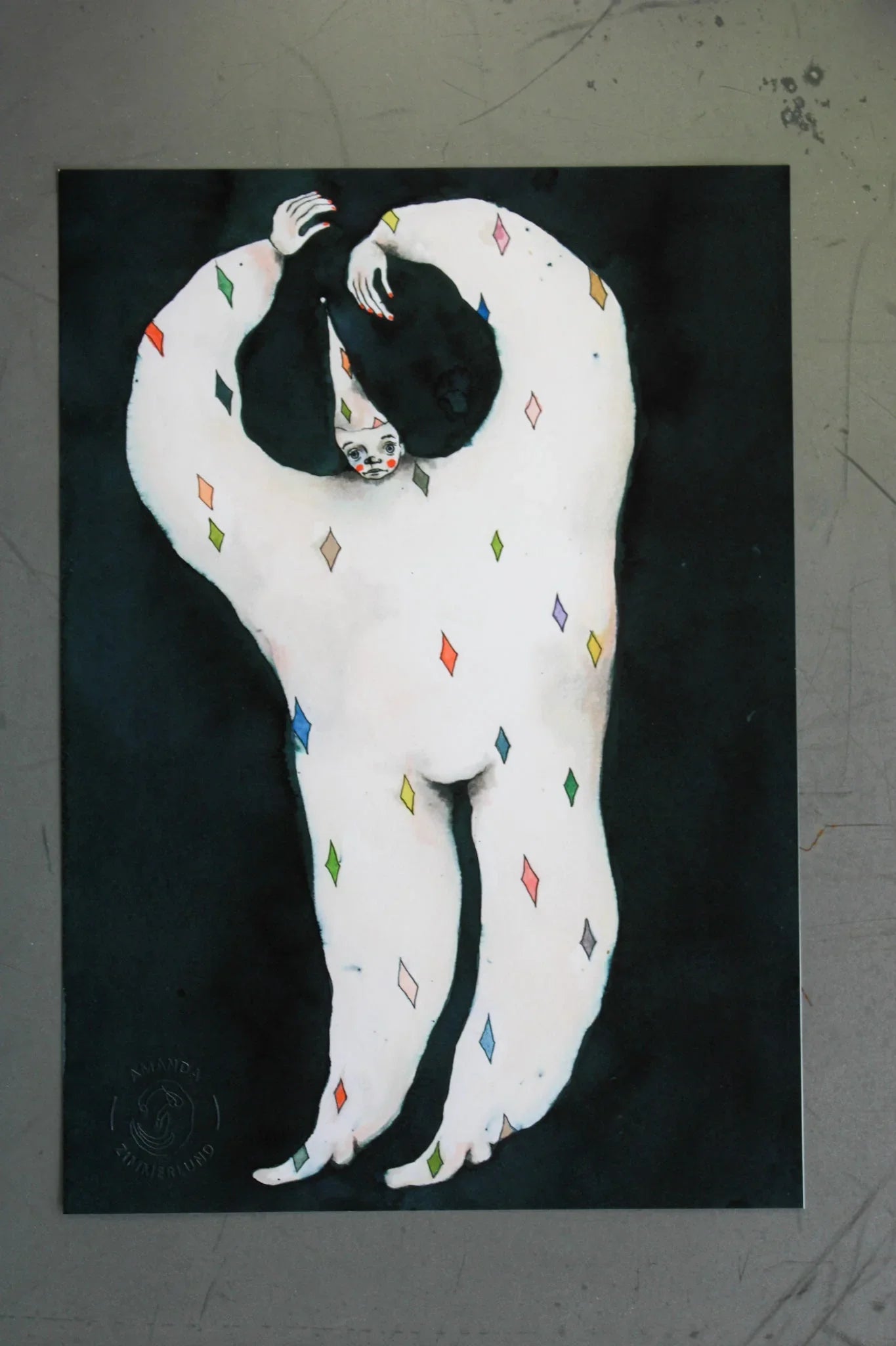 Tilfældige tern - Amanda Zimmerlund Kunst