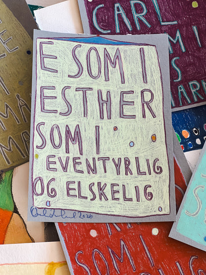 BESTIL personligt navneværk